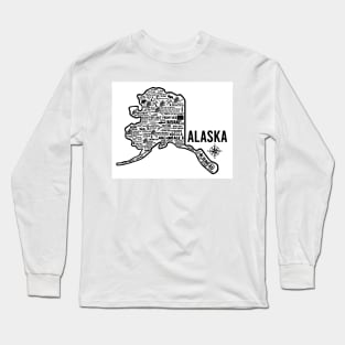 Alaska Map Long Sleeve T-Shirt